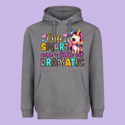 Cute Smart And A Little Bit Dramatic Heavyweight Hoodie Designed By Artiststas