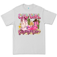 Dove Grey cowgirl summer Premium Tee - texasbilliewilder