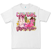 White cowgirl summer Premium Tee - texasbilliewilder
