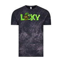 Cloud Black St Patricks Day Lucky Gnome Vintage Tee - Jasminsmagicworld