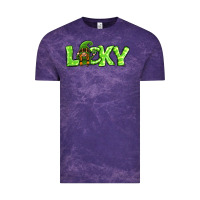 Cloud Purple St Patricks Day Lucky Gnome Vintage Tee - Jasminsmagicworld