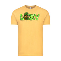 Vintage Mustard St Patricks Day Lucky Gnome Vintage Tee - Jasminsmagicworld