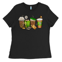 Black lawyer coffee cups Ladies Tee - texasbilliewilder