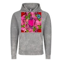 Cloud Rock valentines day flower heart with leopard seamless pattern Vintage Hoodie - BundleAndBundleShop