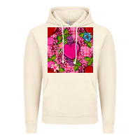 Vintage Artic valentines day flower heart with leopard seamless pattern Vintage Hoodie - BundleAndBundleShop