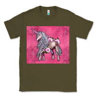 Army Green unicorn Classic Tee - LillyAllenDesigns