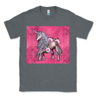 Charcoal Heather unicorn Classic Tee - LillyAllenDesigns