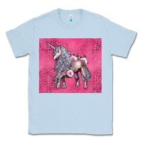 Dusty Blue unicorn Classic Tee - LillyAllenDesigns