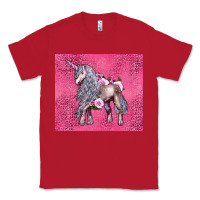 Red unicorn Classic Tee - LillyAllenDesigns