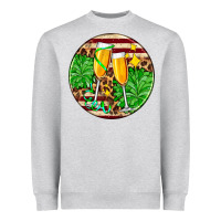 Heather Grey Christmas champagnes Heavyweight Sweatshirt - AdoDesignShop