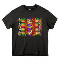 Asphalt mardi gras cake fleur de lis crawfish brushstrokes Heavy Core Tee - Artiststas