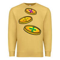 Antique Gold louisiana coins Premium Sweatshirt - BarkalooDesign