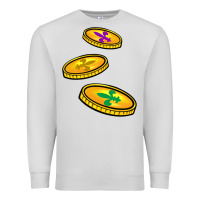 Dove Grey louisiana coins Premium Sweatshirt - BarkalooDesign