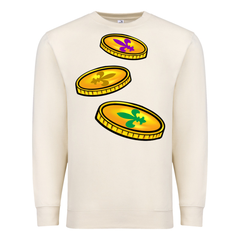 Louisiana Coins Premium Sweatshirt by BarkalooDesign | Teevron