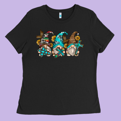 Western Cross Gnomes Ladies Tee Designed By Zillion Design Studio