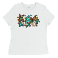 White western cross gnomes Ladies Tee - Zillion Design Studio