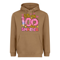 Toasted Coconut little miss 100 days smarter Heavyweight Hoodie - Artiststas