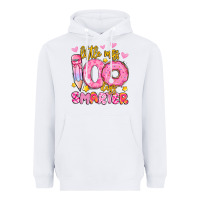 White little miss 100 days smarter Heavyweight Hoodie - Artiststas
