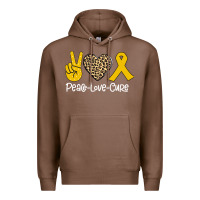 Chestnut Peace Love Cure Premium Hoodie - Bettercallsaul
