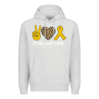 Dove Grey Peace Love Cure Premium Hoodie - Bettercallsaul