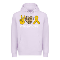 Lilac Peace Love Cure Premium Hoodie - Bettercallsaul