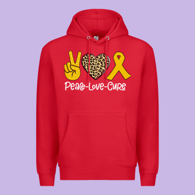 Peace Love Cure Premium Hoodie Designed By Bettercallsaul
