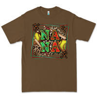 Cacao softball nana with leopard Premium Tee - Zillion Design Studio