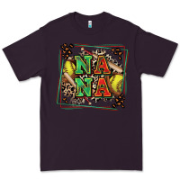 Plum softball nana with leopard Premium Tee - Zillion Design Studio