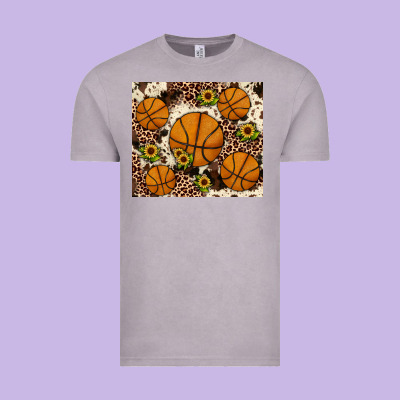 Basketball Vintage Tee Designed By Jahusdesignshop