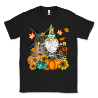 Black Happy Fall Classic Tee - CowhideDigitalArt