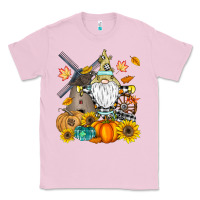Bubblegum Pink Happy Fall Classic Tee - CowhideDigitalArt