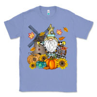 Colony Blue Happy Fall Classic Tee - CowhideDigitalArt