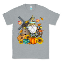 Heather Grey Happy Fall Classic Tee - CowhideDigitalArt