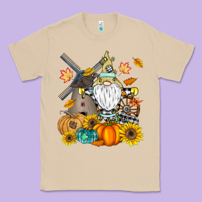 Happy Fall Classic Tee Designed By Cowhidedigitalart