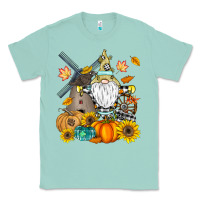 Seafoam Happy Fall Classic Tee - CowhideDigitalArt