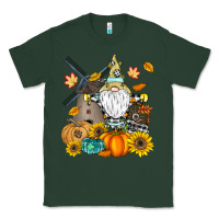 Sports Green Happy Fall Classic Tee - CowhideDigitalArt