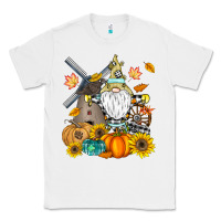 White Happy Fall Classic Tee - CowhideDigitalArt