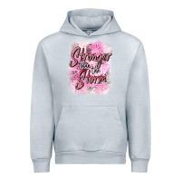 Heather Grey stronger than the storm Urban Hoodie - CowGirlArtShop