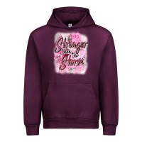 Mauve Wine stronger than the storm Urban Hoodie - CowGirlArtShop