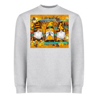 Heather Grey western bee gnomes  honeycomb  leopard turquoise wooden serape Heavyweight Sweatshirt - Artiststas