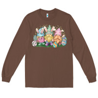 Chestnut Easter Day gnomes Long Sleeve Tee - NancyCooperArtShop
