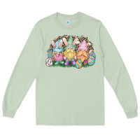 Matcha Easter Day gnomes Long Sleeve Tee - NancyCooperArtShop