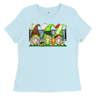 Baby Blue tennis gnomes Ladies Tee - Zillion Design Studio