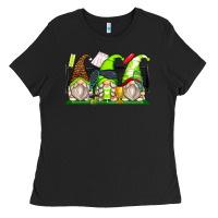 Black tennis gnomes Ladies Tee - Zillion Design Studio