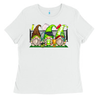 White tennis gnomes Ladies Tee - Zillion Design Studio