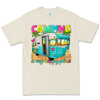 Bone camping is my happy place Premium Tee - texasbilliewilder