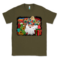 Army Green Santa Claus Spanish Christmas Classic Tee - Jasminsmagicworld