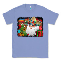 Colony Blue Santa Claus Spanish Christmas Classic Tee - Jasminsmagicworld