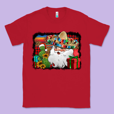 Santa Claus Spanish Christmas Classic Tee Designed By Jasminsmagicworld