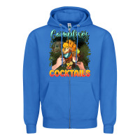 True Royal campfirescocktails Zipper Hoodie - NancyCooperArtShop